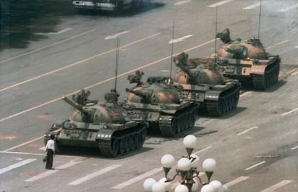 Pekín, Plaza de Tiananmen, 4 de junio de 1989 - Rebelde desconocido